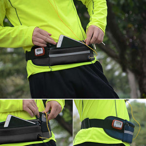 AMZER Outdoor Sports Running Hiking Water Proof Waist Bag with Phone and Card Slot