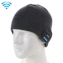 Load image into Gallery viewer, AMZER Bluetooth Beanie Wireless Headphone Knitted Warm Winter Cap Hat with Mic (Random Color)
