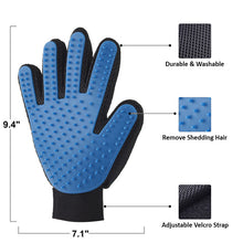 Load image into Gallery viewer, Deshedding Brush Glove for Pet Grooming and Massage