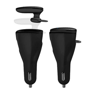 Bluetooth with usb car charger | bluettoth car headset | fommy