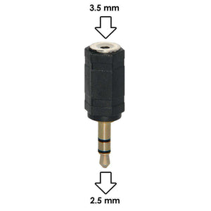 Female to  Male mic adapter | black female connector | fommy
