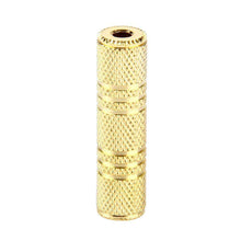 Load image into Gallery viewer, AMZER Gold Plated 3.5mm Female to 3.5mm Stereo Jack Socket Adapter - Pack Of 2 - fommystore