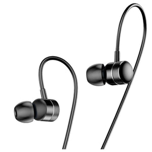 3.5mm Knurling Oblique earphone | black headset | fommy