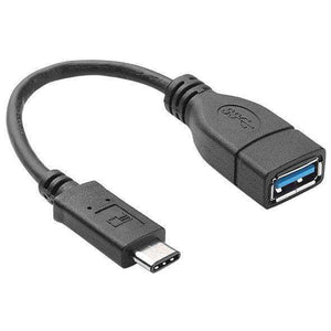 AMZER® USB 3.1 Type C Male to USB 3.0 Type A Female OTG Data Cable - Black