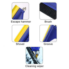 Load image into Gallery viewer, AMZER® 5 in 1 Car Snow Shovel Auto Ice Scraper Winter Road Safety Cleaning Tools Defrost Deicing Rem - fommystore