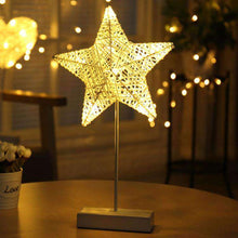 Load image into Gallery viewer, AMZER Rattan Romantic LED Holiday Light with Holder, Warm Fairy Decorative Lamp Night Light for Christmas, Wedding, Bedroom - fommystore