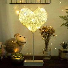 Load image into Gallery viewer, AMZER Rattan Romantic LED Holiday Light with Holder, Warm Fairy Decorative Lamp Night Light for Christmas, Wedding, Bedroom - fommystore