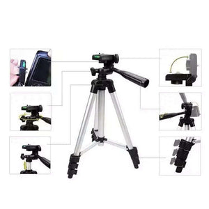 Lightweight Camera Mount Tripod Stand - Adjustable Height 34-103Cm