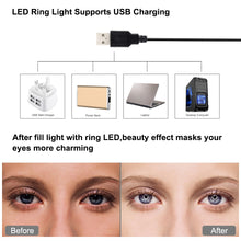 Load image into Gallery viewer, Live Broadcast Kits 1.1M Tripod Mount With 11.8 inch 30cm LED Ring & Live Broadcast Dual Phone Bracket