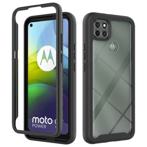 AMZER Full Body Hybrid Armor Case for Motorola Moto G9 Power