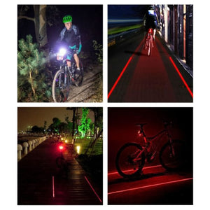 AMZER Outdoor Cycling USB Rechargeable Waterproof Bicycle Taillight - fommy.com