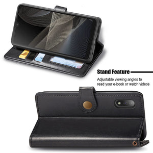 Sony Xperia ACE II Horizontal Flip Leather Case with Holder, Lanyard and Card Slots