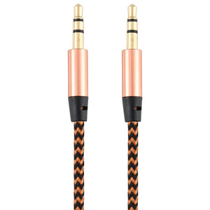 AMZER Audio AUX Cable Feet 3.5mm AUX Jack Tangled Free Braided Sleeve Jacket Stereo Auxiliary Aux Audio Stereo Cable - Length: 1m (pack of 3)
