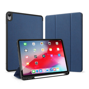 Horizontal PU Leather Case With Three-folding Holder & Pen Slot for iPad Air 4th Gen (2020),iPad Air 5th Gen (2022), iPad Air 6th Gen (2024)