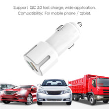 Load image into Gallery viewer, 2.4A Fast Charge Car Adapter with QC 3.0 Dual USB Port