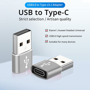 AMZER USB 3.0 Type C Female to USB Male Adapter Support Charging & Transmission, Works for iPhone 11 Pro Max,Airpods iPad 2018,Samsung Galaxy Note 10/20/S20+/20+ Ultra,Google Pixel 4/4a/3/3A/2XL - {pack of 3}
