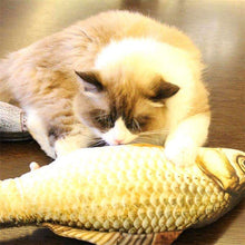 Load image into Gallery viewer, Cat Toy Simulation Fish Toy Funny Fish Stuff Scratching Post Board Toy, Small Size: 21.5 x 8.0 x 5.0cm