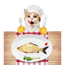 Load image into Gallery viewer, Cat Toy Simulation Fish Toy Funny Fish Stuff Scratching Post Board Toy, Small Size: 21.5 x 8.0 x 5.0cm
