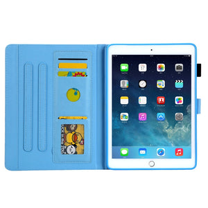 10.2 Inch iPad 7th, 8th, 9th Gen Flip Leather Case with Holder | Blue 