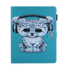 Load image into Gallery viewer, Cat Printed Blue Case with Holder for 10.2 Inch iPad 7th, 8th, 9th Gen