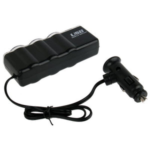 AMZER 12V / 24V Triple Socket USB Car Cigarette Charger - fommystore