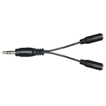 Load image into Gallery viewer, AMZER Handy 3.5mm Audio Splitter - Black - fommystore
