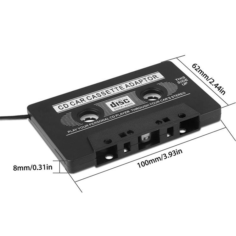 Insten Universal Car Audio 3.5mm Cassette Adapter, Black For Apple