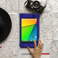 Load image into Gallery viewer, Amzer Shockproof Rugged Silicone Skin Jelly Case for Asus/Google New Nexus 7 (7 inch) - Blue