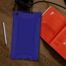 Load image into Gallery viewer, Amzer Shockproof Rugged Silicone Skin Jelly Case for Asus/Google New Nexus 7 (7 inch) - Blue