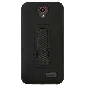 Armor Case with Stand - Black for ZTE Avid Plus