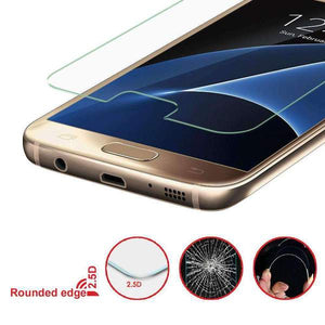 Premium Case Friendly Tempered Glass Screen Protector for Samsung GALAXY S7 - Clear - fommystore