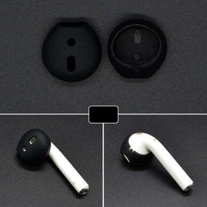 Amzer Wireless Bluetooth Earphone Silicone Ear Caps Earpads for Apple Airpods (1 Pair) - white