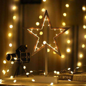 AMZER Romantic Shapes LED String Holiday Light With Holder, Festival Lamp Decoration Light Strip