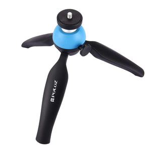 Pocket Mini Tripod Mount with 360 Degree Ball Head & Phone Clamp for Smartphones(Blue) - fommystore
