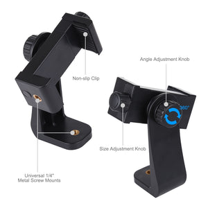 Universal Horizontal Vertical Shooting Phone Clamp Holder Bracket