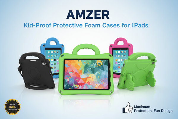 Best AMZER Kid Proof Cases for Kids: Comprehensive Protection Across the Entire iPad Range