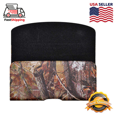 Horizontal PU Leather Camo Pouch Case  5.75 x 2.85 x 0.5 Inch