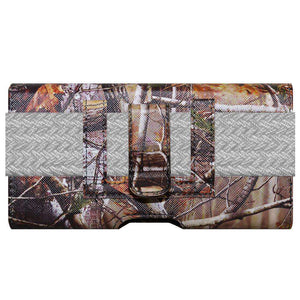 Horizontal PU Leather Camo Pouch Case  5.75 x 2.85 x 0.5 Inch