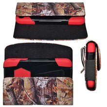 Load image into Gallery viewer, Horizontal PU Leather Camo Pouch Case  5.75 x 2.85 x 0.5 Inch
