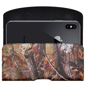 Horizontal PU Leather Camo Pouch Case for iPhone 7 Plus / iPhone 8 Plus - Camo