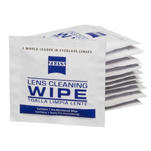 Load image into Gallery viewer, Zeiss Pre-Moistened Lens Cleaning Wipes - Cleans Bacteria, Germs and without Streaks for Eyeglasses and Sunglasses - pack of 60