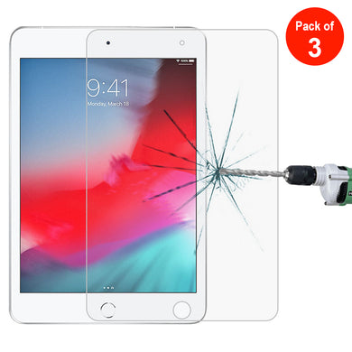AMZER 9H 2.5D Tempered Glass Screen Protector for Apple iPad Mini 4/ iPad Mini 5th Gen - pack of 3