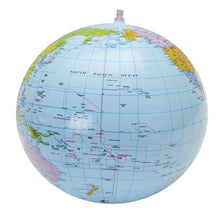 Load image into Gallery viewer, Inflatable Globe World Earth Ocean Map Ball Geography Learning Kids Educational Beach Ball