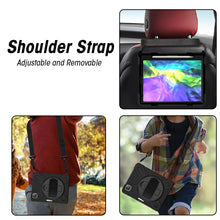 Load image into Gallery viewer, AMZER TUFFEN Multilayer Case with 360 Degree Rotating Kickstand with Shoulder Strap, Hand Grip for iPad Pro 12.9 (4th/5th/6th Gen)