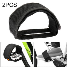 Load image into Gallery viewer, AMZER Bicycle Pedals Bands Feet Set With Anti-slip Straps Beam Foot (1 pair)