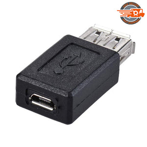 AMZER High Quality USB 2.0 AF to Micro USB Female Adapter - Black