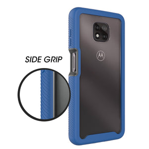 AMZER Full Body Hybrid Armor Case for Motorola Moto G Power (2021) - Blue