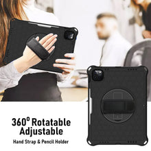 Load image into Gallery viewer, AMZER TUFFEN Multilayer Case with 360 Degree Rotating Kickstand with Shoulder Strap, Hand Grip for iPad Pro 11 1st/2nd/3rd/4th gen