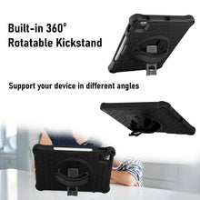 Load image into Gallery viewer, AMZER TUFFEN Multilayer Case with 360 Degree Rotating Kickstand with Shoulder Strap, Hand Grip for iPad Pro 11 1st/2nd/3rd/4th gen