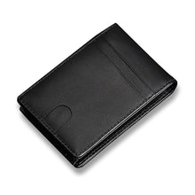 Load image into Gallery viewer, AMZER RFID Leather Wallet and Credit Card Holder for Use With AirTag - Black